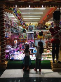 View of people in shopping mall