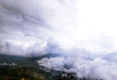 Scenic view of cloudscape against sky