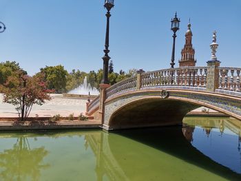 Beautiful plaza de espana view in sevilla 