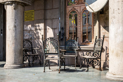 Entrance of old building