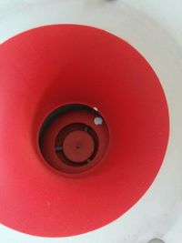 Close-up of red object