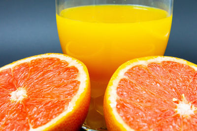 Close-up of orange slices