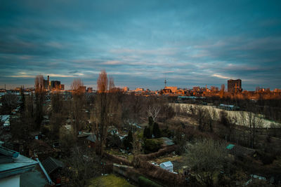 View of cityscape against sky