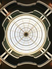 Low angle view of ceiling