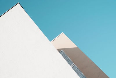 Low angle view of built structure against sky