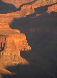 Rock formations on landscape