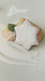 Close-up of bread in plate