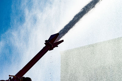Low angle view of built structure against sky
