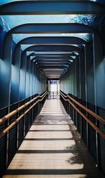 Empty footbridge