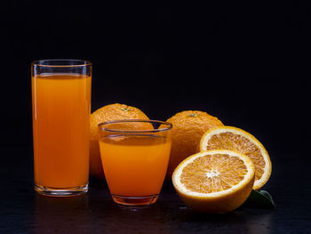 Yellow and orange on table