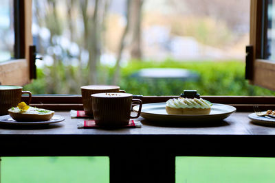 Close-up of coffee on table