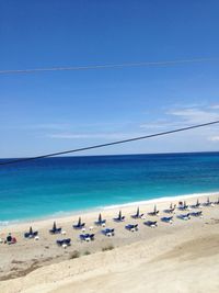 Scenic view of calm sea