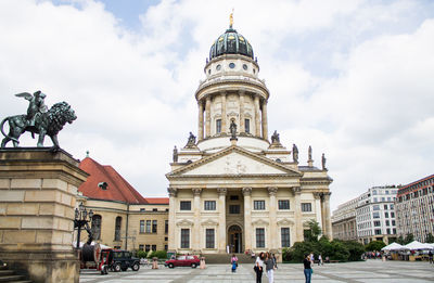 Neue kirche church against cloudy sky