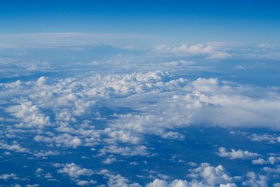 Aerial view of cloudscape