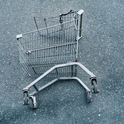 Close-up of shopping cart