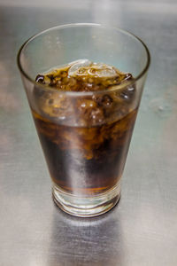 Close-up of drink on table