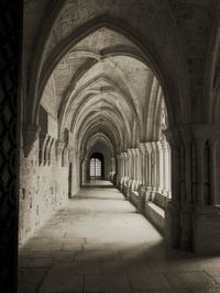 Corridor of historic building