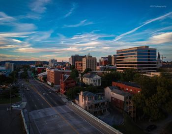 Cityscape against sky