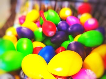 Close-up of multi colored candies