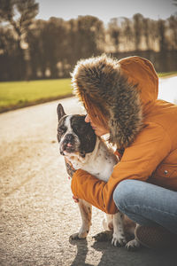 Man with dog