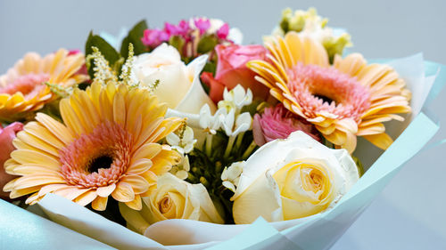 Close-up of rose bouquet