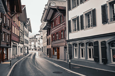 Street amidst buildings in city