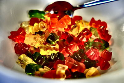 Close-up of salad in plate