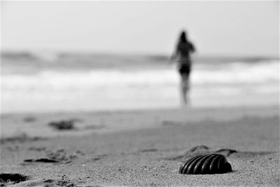 Woman on beach