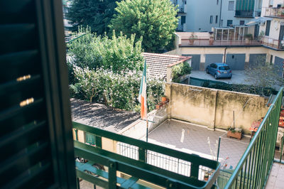 Plants in balcony