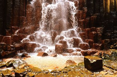 View of waterfall