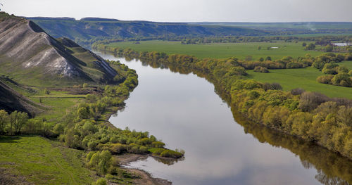 Landscape with river. russia