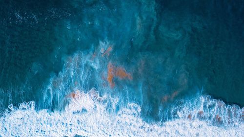 Full frame shot of ocean waves