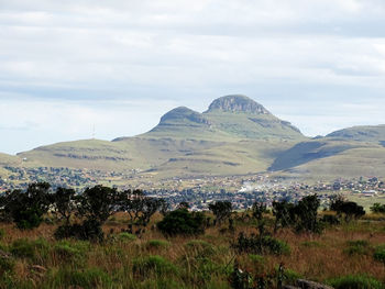 Scenic view of landscape against sky