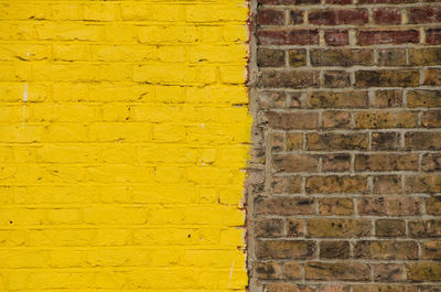 Close-up of brick wall