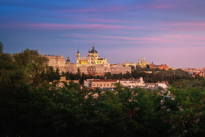 Buildings in city