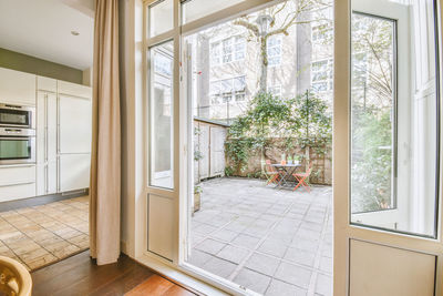 View of open door at apartment