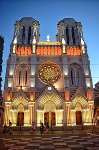 Low angle view of church