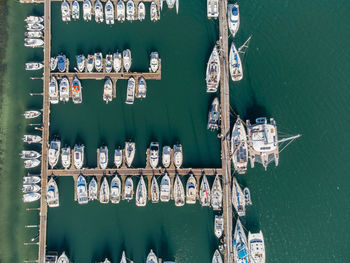 Boats parked