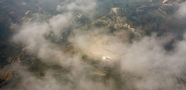 Full frame shot of water on land