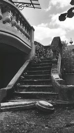 Low angle view of steps