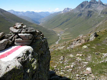 Scenic view of mountains