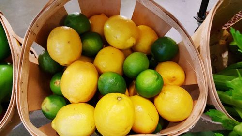 Close-up of lemons