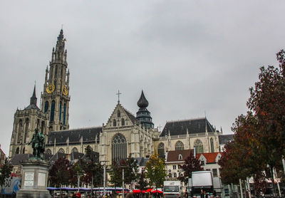 Low angle view of church against the sky