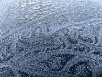 Full frame shot of frozen water