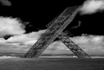 Low angle view of building against sky