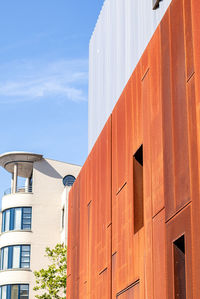 Low angle view of building against sky