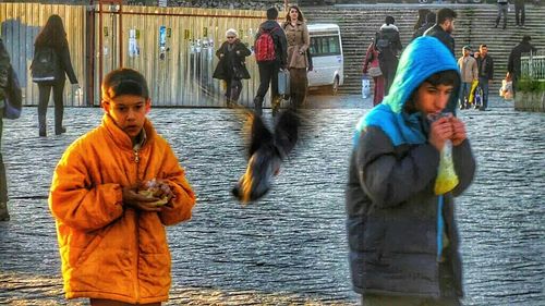 Portrait of young woman