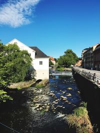 View of houses with waterfront