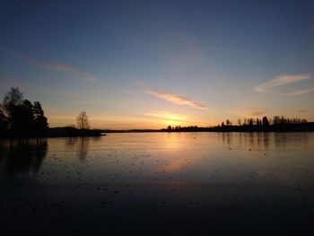 Scenic view of sunset