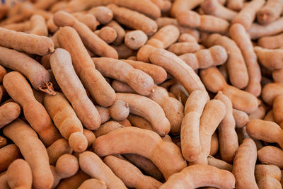 Full frame shot of onions for sale